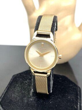 Citizen Women's Watch EZ7003-51X Quartz Rose Gold Mesh Stainless Steel 26mm